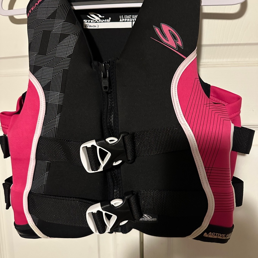 Sterns Pink and Black Life Vest